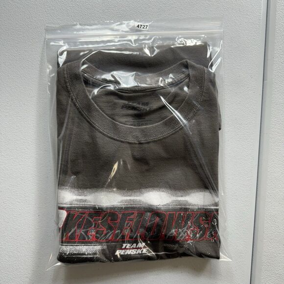 Team Penske Brad Keselowski‎ Nascar T-Shirt Men’s 2XL Gray Racing Ford 2 Y2K - Picture 8 of 8